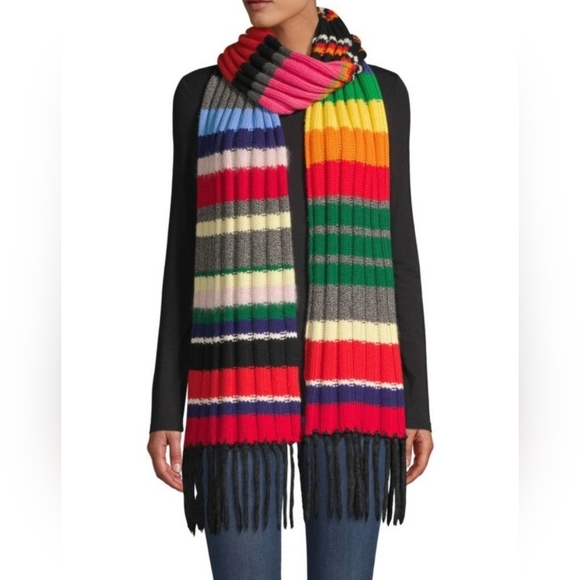 Burberry Cashmere stripe scarf - Picture 4 of 4